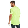 10031037 Ariat Men's Rebar Heat Fighter Short Sleeve T-Shirt - Neon Lime