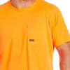 10031040 Ariat Men's Rebar Heat Fighter Short Sleeve T-Shirt - Neon Orange
