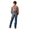 10065918 Ariat Boy's B5 Lucas Slim Fit Boot Cut Jean - Dakota