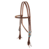 10036-00-06 Weaver ProTack® Browband Headstall with Turquoise Flower Designer Hardware