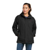 10037842 Ariat Women's Rebar Stormshell Logo Waterproof Jacket - Black/Purple Potion