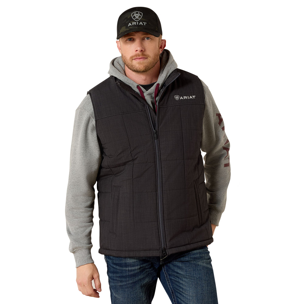 10041519 Ariat Men's Crius Insulated Concealed Carry Vest - Phantom