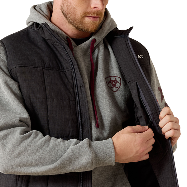 10041519 Ariat Men's Crius Insulated Concealed Carry Vest - Phantom