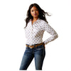 10044949 Ariat Women's Kirby Stretch Long Sleeve Western Shirt - USA Kirby