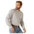 10046585 Ariat Men's Garvie Fitted Long Sleeve Buttondown Shirt - White