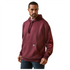 10046663 Ariat Men's Rebar Graphic Hooded Sweatshirt - Malbec