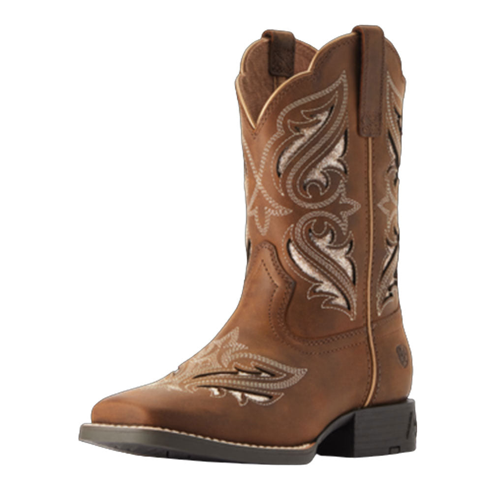 10046884 Ariat Youth Round Up Bliss Western Boot - Sassy Brown