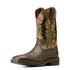 10046980 Ariat Men's Ridgeback VentTEK Square Toe Western Boot - Rich Brown