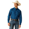 10048379 Ariat Men's Pascual Long Sleeve Buttondown Shirt - Directoire Blue