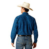 10048379 Ariat Men's Pascual Long Sleeve Buttondown Shirt - Directoire Blue