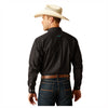 10048411 Ariat Men's Wrinkle Free Seth Classic Fit Long Sleeve Shirt - Black