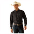 10048411 Ariat Men's Wrinkle Free Seth Classic Fit Long Sleeve Shirt - Black