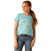 10048557 Ariat Youth Little Friend Short Sleeve T-Shirt - Marine Blue