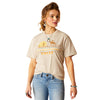 10048680 Ariat Women's Cowgirl Desert Short Sleeve T-Shirt - Oatmeal Heather
