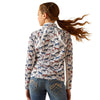 10048924 Ariat Youth Sunstopper 3.0 1/4 Zip Long Sleeve Baselayer - Painted Ponies