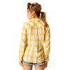 10048991 Ariat Women's Billie Jean Long Sleeve Shirt - Cactus Plaid