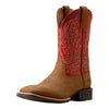 10050934 Ariat Men's Sport Big Country Cowboy Boot - Willow Branch/Bright Red
