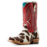10051020 Ariat Women's Futurity Colt Western Boot - Cowtown Hair On/Ruby Red