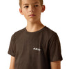 10051744 Ariat Boys' Ariat Roundabout Short Sleeve T-Shirt - Charcoal Heather