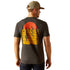 10051757 Ariat Men's Desert Modern Fit Short Sleeve T-Shirt - Charcoal Heather