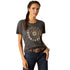 10051768 Ariat Women's Ariat Sol Circle T-Shirt - Charcoal Heather