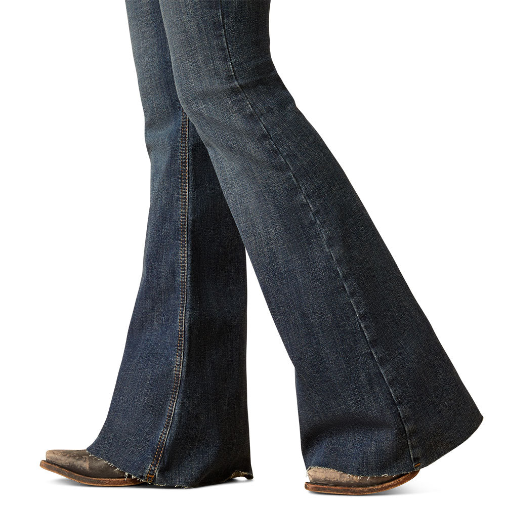 Women's High Rise Jazmine Kick Flare Jeans in Black, Size: 31 Regular Women's High Rise Jazmine Kick Flare Jeans in Black, Size: 31 Regular
