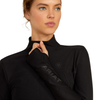10052135 Ariat Women's Lowell 3.0 1/4 Zip Baselayer - Black