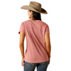 10054033 Ariat Women's Ariat Rally Call Short Sleeve T-Shirt - Dusty Rose