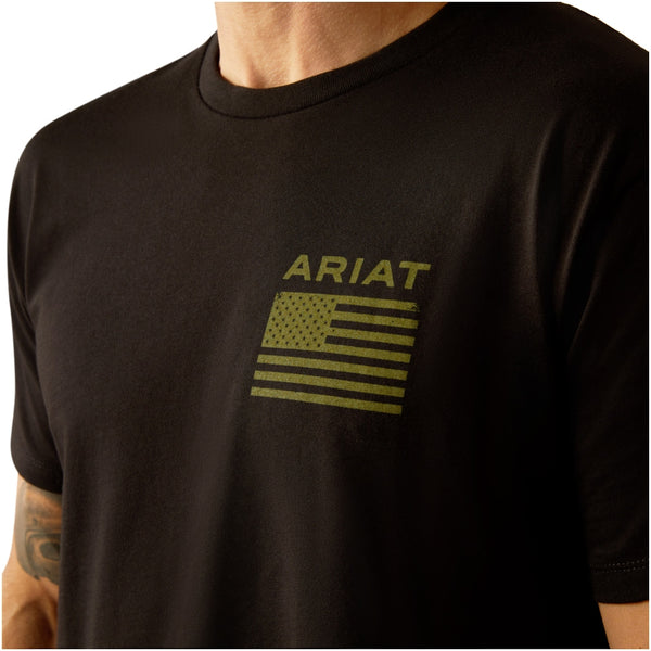 10054175 Ariat Men's Freedom T-Shirt - Black