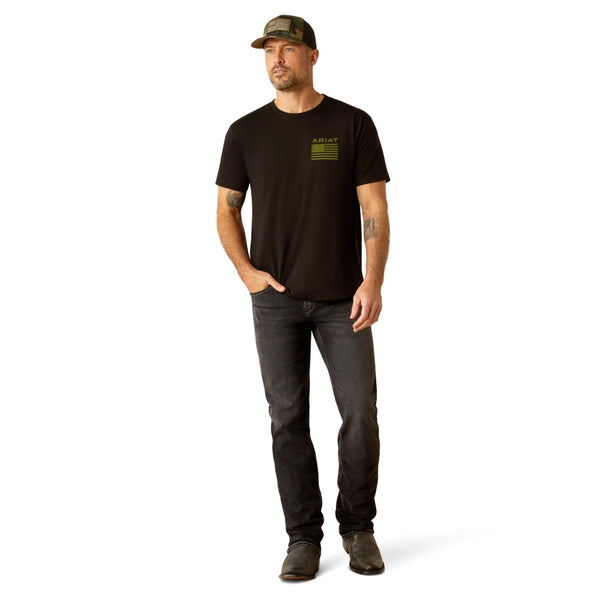 10054175 Ariat Men's Freedom T-Shirt - Black