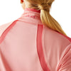 10054957 Ariat Women's Sunstopper 3.0 1/4 Zip Baselayer - Flamingo Pink