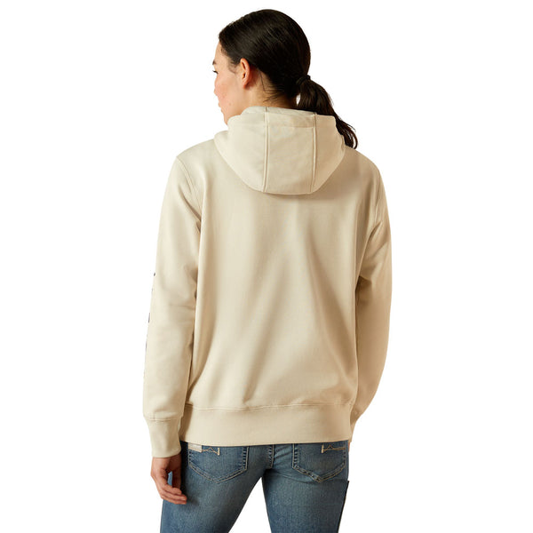 10055111 Ariat Women's Rebar Graphic Hoodie - Moonbeam