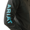 10058738 Ariat Men's Team Abel Fitted Long Sleeve Button down Shirt - Black/Blue