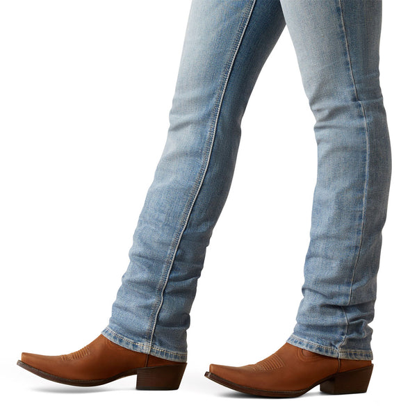 10058918 Ariat Women's Perfect Rise Yara Straight Leg Jeans - Oklahoma