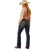 10060987 Ariat Women's Mid Rise Lilla Bootcut Jean - Missouri