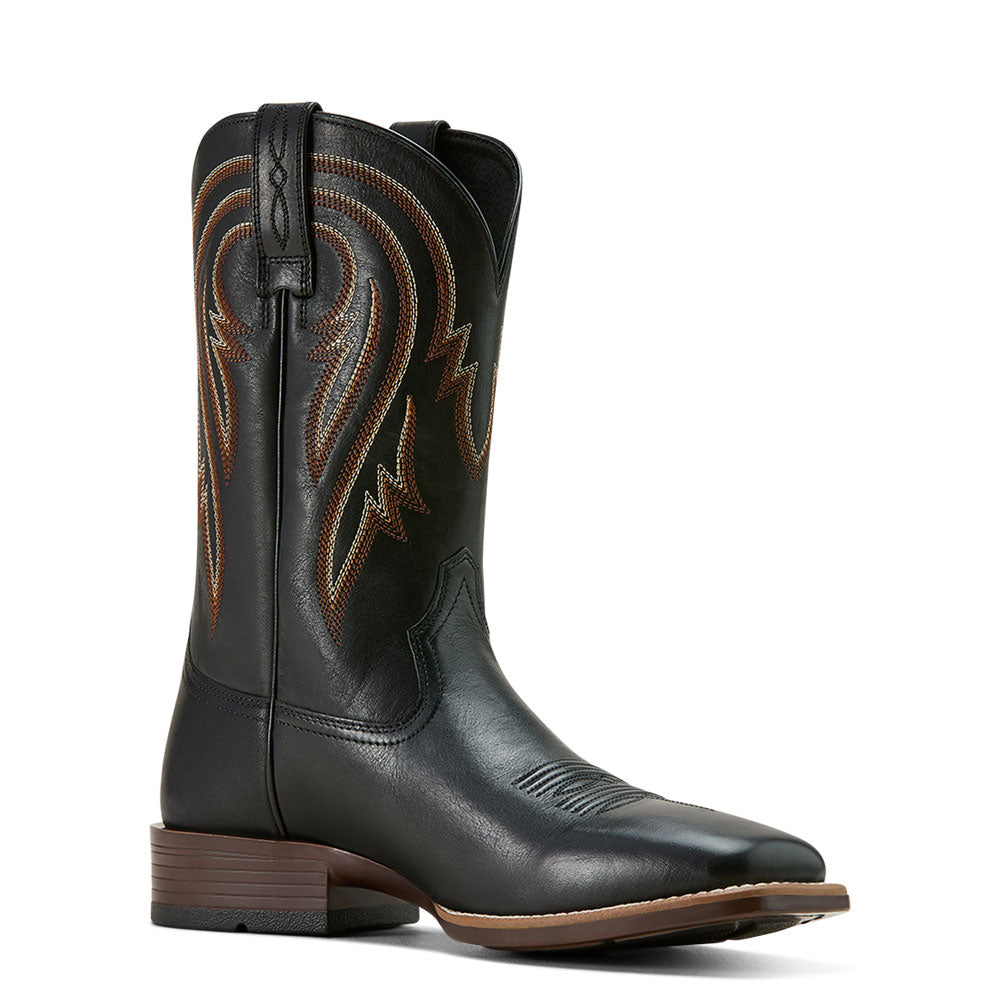 10061195 Ariat Men's Plano Western Cowboy Boot - Supple Black 10061195 Ariat Men's Plano Western Cowboy Boot - Supple Black
