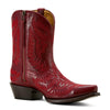 10061249 Ariat Women's Cate Western Zippered Boot - Red Alert