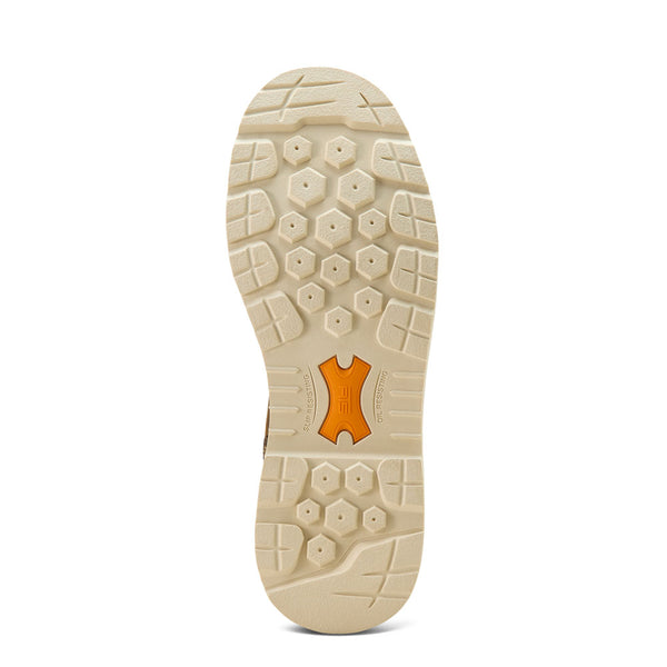 10061286 Ariat Men's Rebar Lift Pull On Moc Toe Work Boot - Distressed Brown