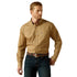 10062196 Ariat Men's Wrinkle Free Darryl Classic Fit Long Sleeve Button down Western Shirt - Khaki