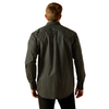 10062253 Ariat Men's Team Philbert Classic Fit Long Sleeve Button Down Shirt - Black Print/Teal