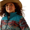 10062259 Ariat Girls' Crius Insulated Jacket - Inez Blanket / Dragonfly