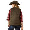 10062267 Ariat Women's Grizzly Quilted Vest - Earth