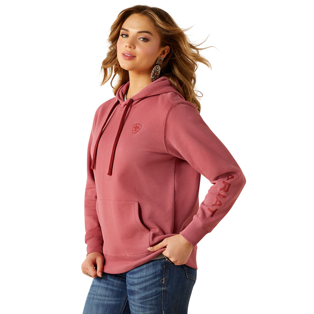 10062273 Ariat Women's Logo 2.0 Hoodie - Mauvewood