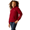 10062287 Ariat Girls' 2.0 Logo Hoodie - Biking Red