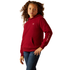 10062287 Ariat Girls' 2.0 Logo Hoodie - Biking Red