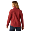 10062307 Ariat Women's Logo Softshell Conceal Carry Jacket - Burnt Russet