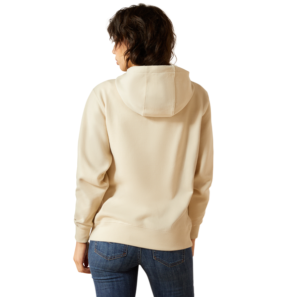 10062310 Ariat Women's Stitch Hoodie - Oyster Grey