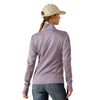 10062373 Ariat Women's Team EQ 1/2 Zip Long Sleeve Pullover - Purple Ash