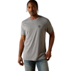 10062413 Ariat Men's Iron Ranch Arch Short Sleeve T-Shirt - Graphite Heather
