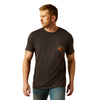 10062427 Ariat Men's Eagle Large Classic Fit Short Sleeve T-Shirt - Vintage Black